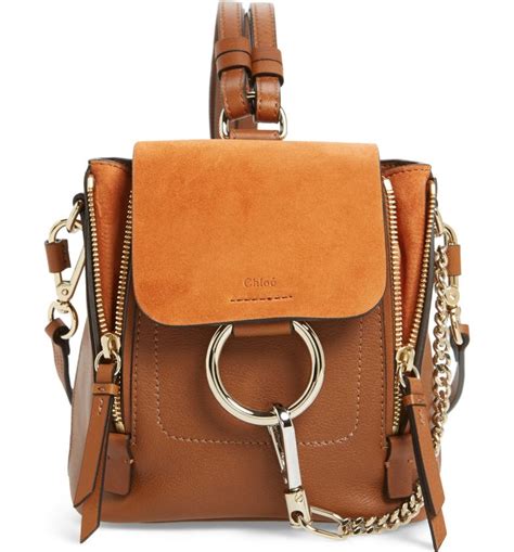 chloe mini faye backpack|chloe faye backpack sizes.